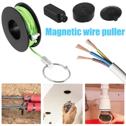 Wire Puller Kit Magnetic Wire Puller Tool Cable Wire Pulling System Electrical Fishing Wire Guider Cable Repair Device Threader