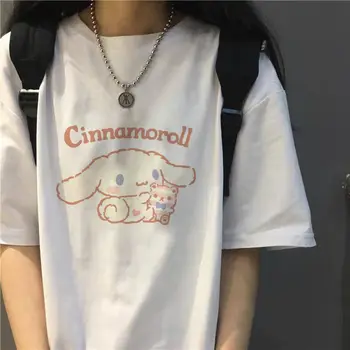 Cute Loose Cinnamoroll T-Shirt 4