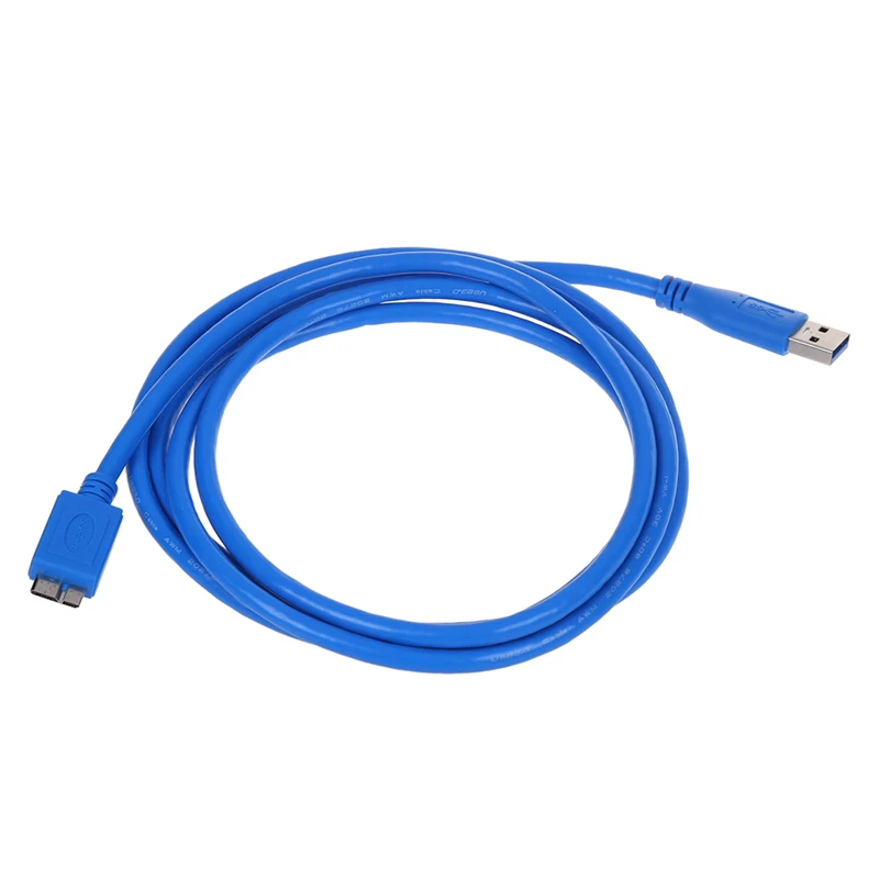 SuperSpeed USB 3.0 Cable Type A to B Micro M / 6 FT Blue | Дом и сад