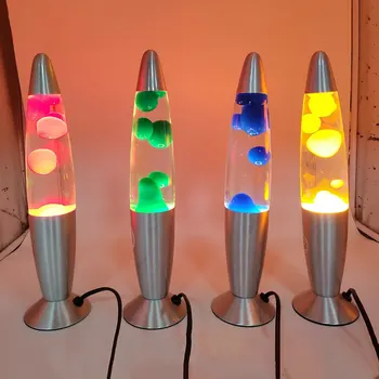 

TiOODRE 4 Colors Lava Lamp Car Decoration Rocket Shape Lamp Novel Elegant Family Bedroom Lava Lamp Decoration Car Accessories