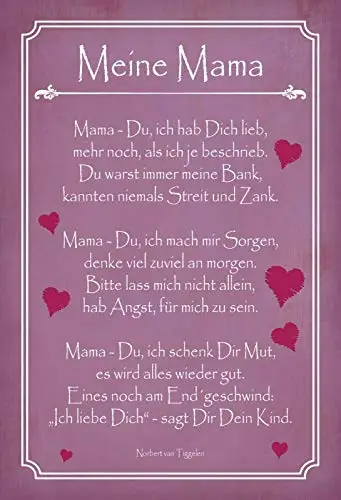 

Means Mama Hab Yourself Love Theme Metal Tin Sign 8x12 Inch Home Kitchen Travel Decor Retro Tin Sign