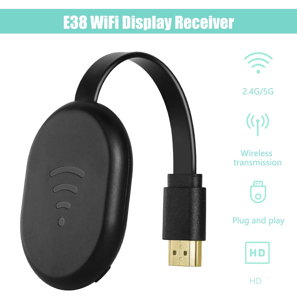 Проектор E38 2 4G Wi-Fi дисплей 1080P HD беспроводной проектор для YouTube Android iOS Linux |