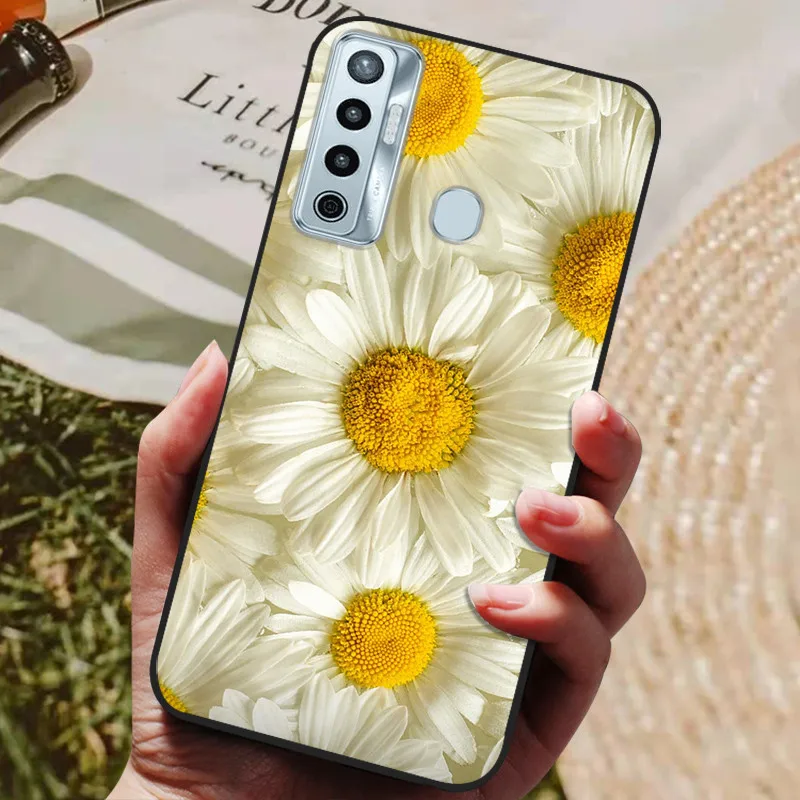 Marble Wolf Bumper Soft TPU Silicone Phone Case Cover