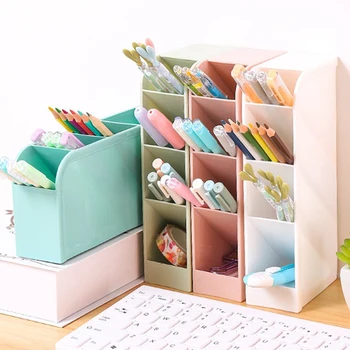 

Pen Holder Pen Organizer Holder Caddy Office Pencil Mesh Desktop Storage Box Desk Pen Pencil Organizer