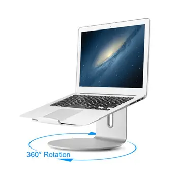 

Laptop Stand - 360-degree Rotating Notebook Stand Aluminum Alloy Cooling Computer Stand & Holder for Apple MacBook Air, MacBook