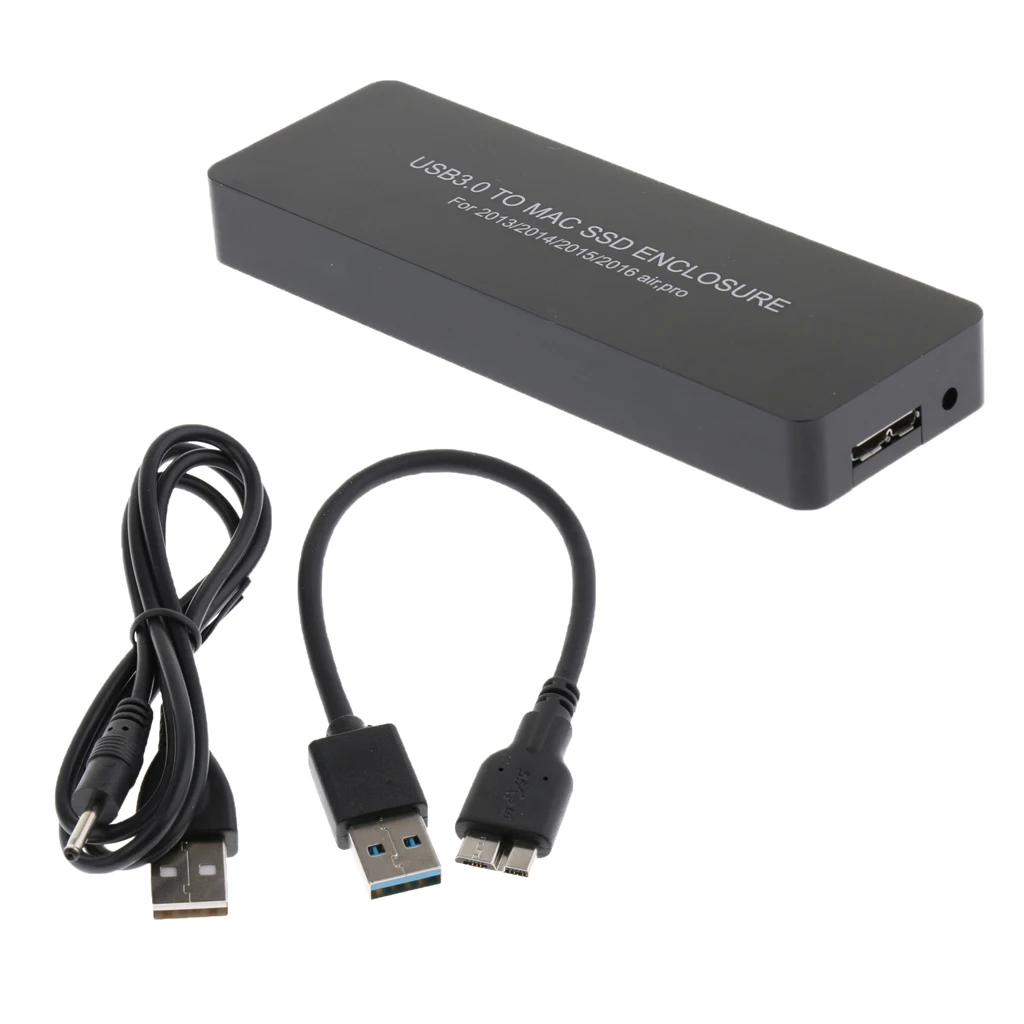 USB 3.0 to SSD Enclosure Laptop External Hard Disk Adapters Case for Macbook Air/Pro