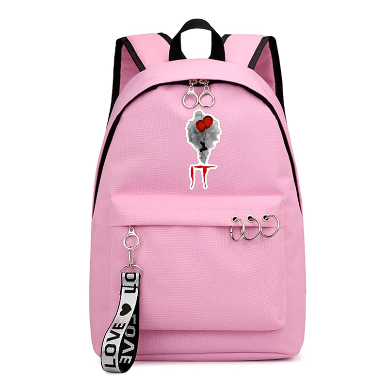 Mochila IT Horror Movie клоун женские рюкзаки школьные сумки для подростков девочек мужчин ноутбук рюкзак дорожный рюкзак корейский рюкзак - Цвет: 15