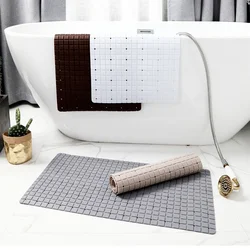 Simple Modern Floor Carpet Anti Slip Mat for Bathroom Toilet Foot Mat White Bath Carpet Solid Plaid Rug for Bath Room Carpet