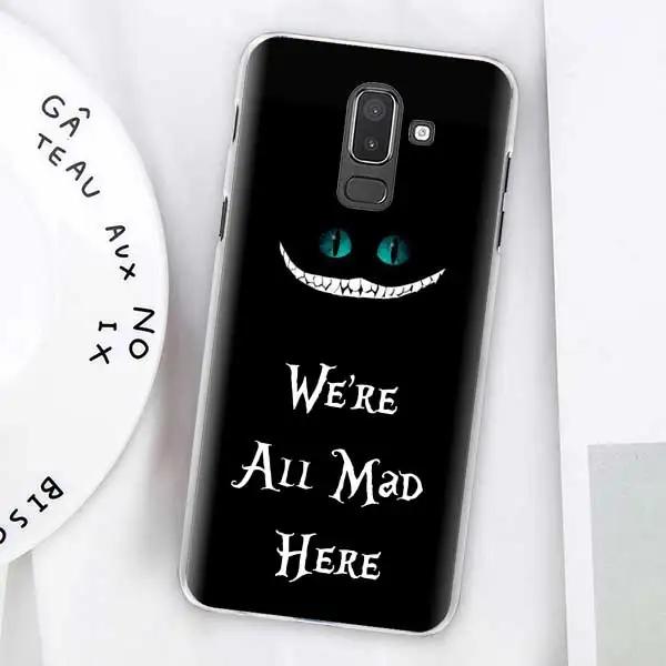 Чехлы Alice in Wonderland Cat для samsung Galaxy J4 Plus J6 Plus J8 J3 J5 J7 J5 Prime, Жесткий Чехол - Цвет: 05