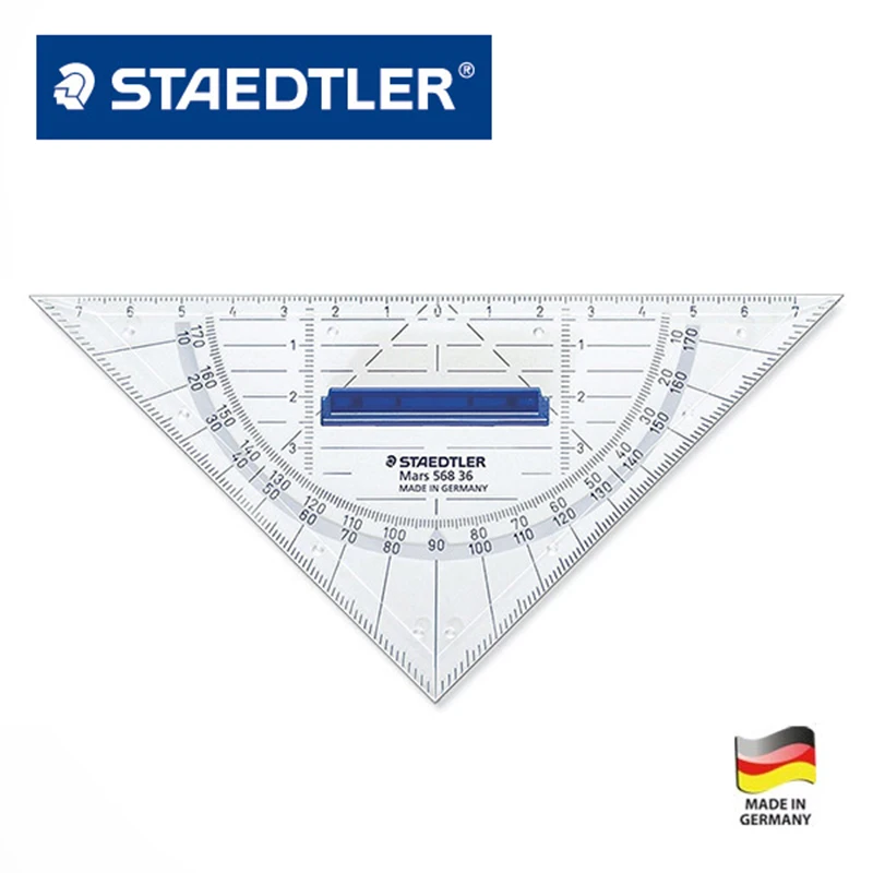 STAEDTLER 568 36 16cm 기하학적 |   그리기 삼각형 판 문구 사무용..