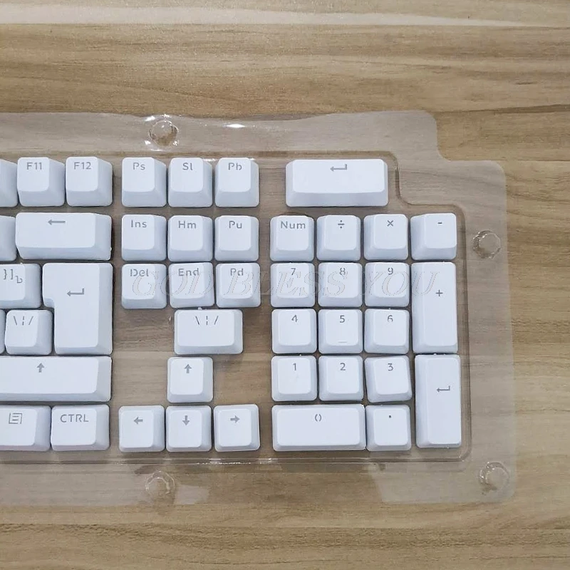 104 колпачки для русской полупрозрачной подсветки для клавиатуры Cherry MX