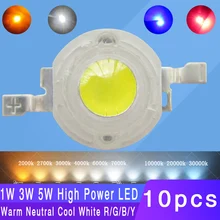 Светодиодный светильник 10 шт. 1 Вт/3 Вт|red 660nm|full spectrum 1wgrow full