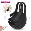PHANXY Penis Ring Vibrators for Men Delay Ejaculation Male Masturbator Sexules Toys Penis Massager Ring Erotic Goods for Adults 1