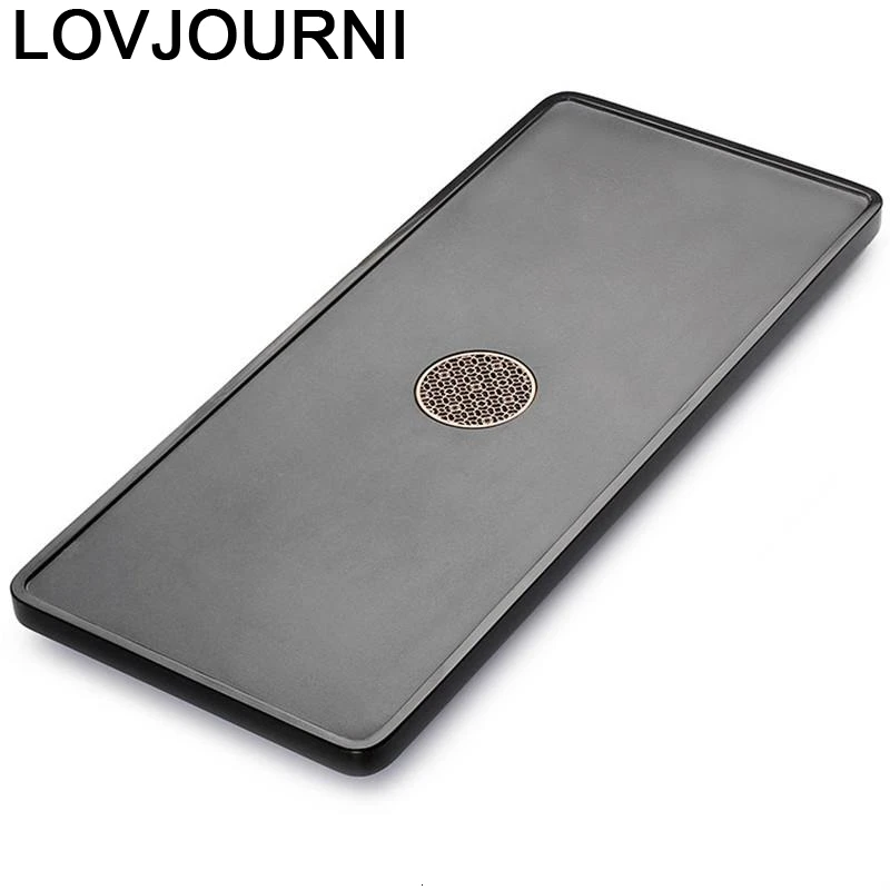 cheap Puer Serving Plateau De Service Teaware Te Chino Table Accessories Board Set High Stone Holder Chinese Gongfu Kung Fu Tea Tray