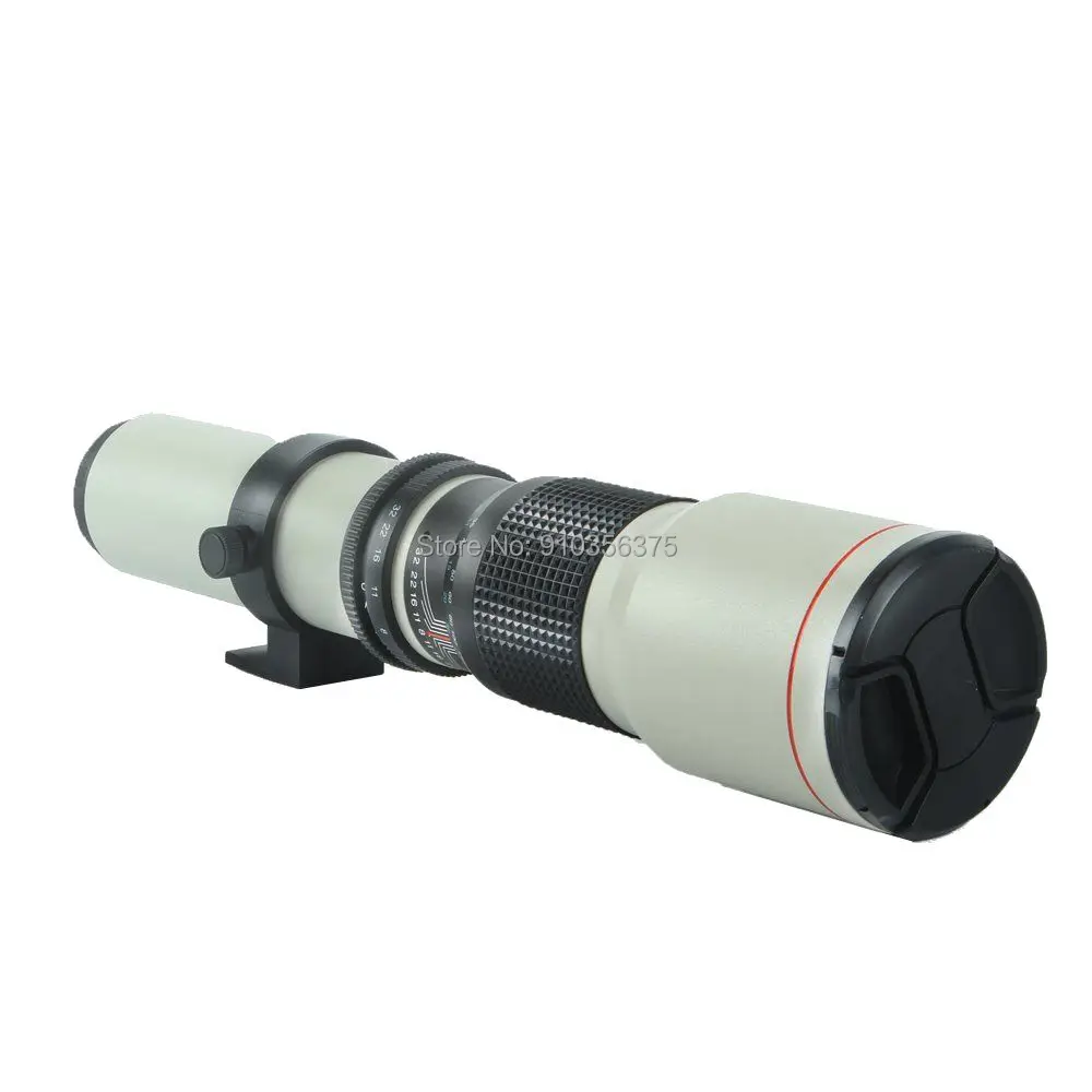 JINTU 500mm f/8 Manual Telephoto Lens for Canon EOS 80D, EOS