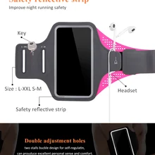 Водонепроницаемый спортивный нарукавный чехол для телефона для iPhone 6 7 8 X для samsung для huawei Универсальный спортивный чехол для телефона повязка на руку для бега