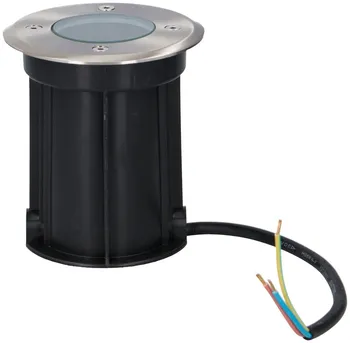 

Spotlight steplight base round stainless steel glass GU10 IP65 Grundig