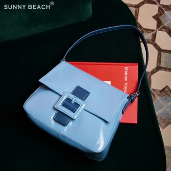 

women bag 2020 new style designer retro underarm bag soft leather method stick bag Shoulder Bag message bag