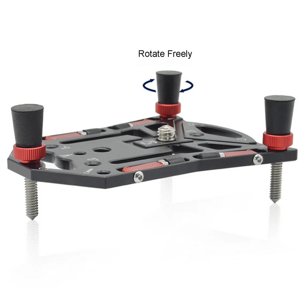 Suporte de Câmera de Liga de Alumínio Suporte para Câmera Plana para Gopro Solta Rápido Estável Base Câmera Telefone Slr Fotografia Peças - Image 6