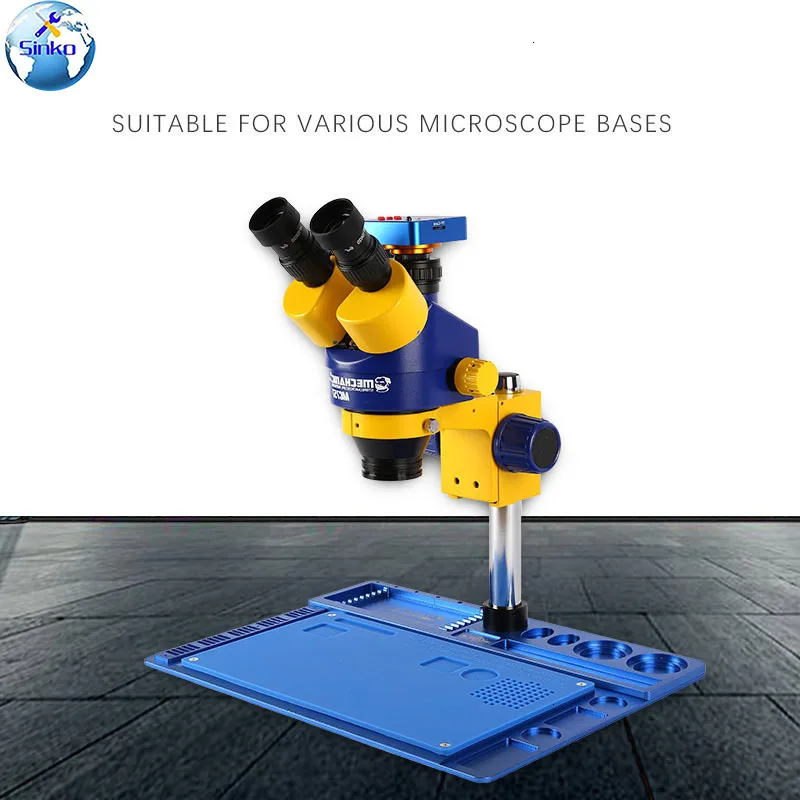 

Mechanic MC75T 7-45X Trinocular Stereo Zoom Microscope DX-230 2300W pixels 1080P HD camera With i-Matx Base