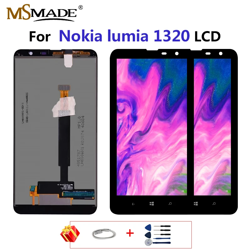 

For Nokia Lumia 1320 LCD Display Touch Screen For Nokia 1320 Display Digitizer Replacement Parts With Frame 6.0