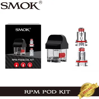 

Original SMOK RPM Pod Kit 4.3ml RPM Cartridge with RPM Mesh 0.4ohm MTL-Mesh 0.3ohm Coil Vaporizer For SMOK RPM40 Pod vape Kit