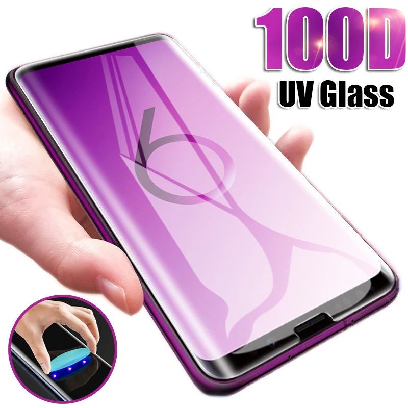 

UV nano Liquid glue Screen Protector Film For Samsung Galaxy S20 Plus Tempered Glass For Samsung S20 Ultra Full Cover glass film
