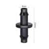 Garden Irrigation 1/4" Hose Double Barb Micro Flow Drip System Straight Barbed Connector 4/7mm Tubing Coupling Dripper Fitting 2
