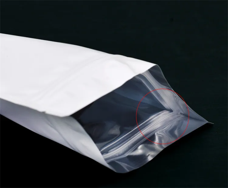 100PCS 무광택 알루미늄 호일 지 플락 포장 가방 DIY 말차 코코아 차 향신료 분말 커피 스낵 설탕 캔디 보관 주머니