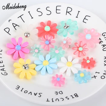 

Acrylic Fashion Jewelry Making flower Beads Handy Hair Headdress DIY Material Handmade Earring Hair Beads DIY Beads Accessory