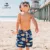 CUPSHE Navy Fish Print Boys Swim Trunks Купальник для маленьких мальчиков 2021 Summer Beach Children Kids Board Shorts 2-13 Лет