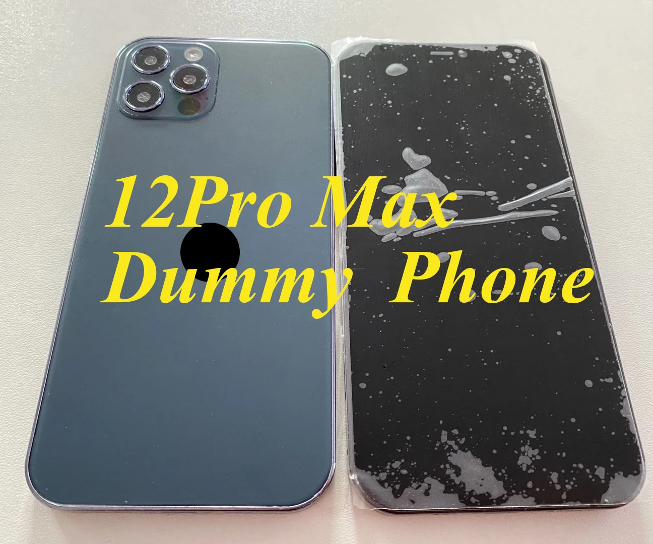 Черная поддельная модель телефона для iphone 12 Pro Max демонстрации или забавного