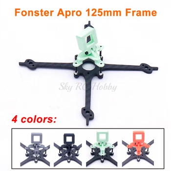 

Mini Fonster Apro 2.5inch 125mm 125 X-Type Toothpick FPV Carbon Fiber Racing Drone Quadcopter Frame support RunCam Nano 3 Camera