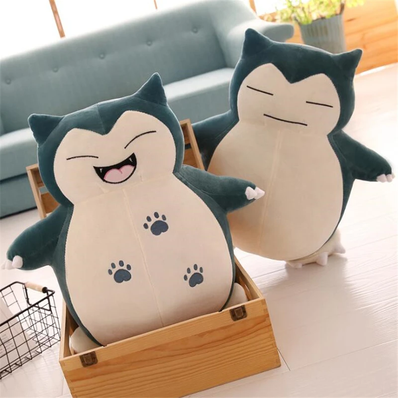 30 см-55 см плюшевая игрушка снорлакс аниме фигура большого Snorlax игрушки подушки