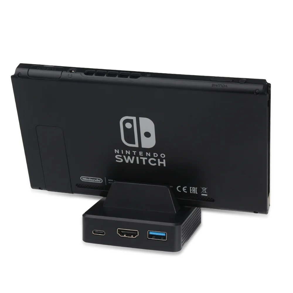 

Vogek Charging Dock for Nintendo Switch Mini TV Base HDMI Video Converter Charging Bracket Type C to HDMI TV Adapter USB 3.0