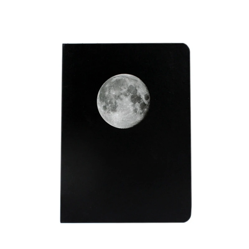 

Planet Diary A5 Creative DIY Blank Black Inner Page Sketchbook Diary for Drawing Painting Graffiti Notebook Journal