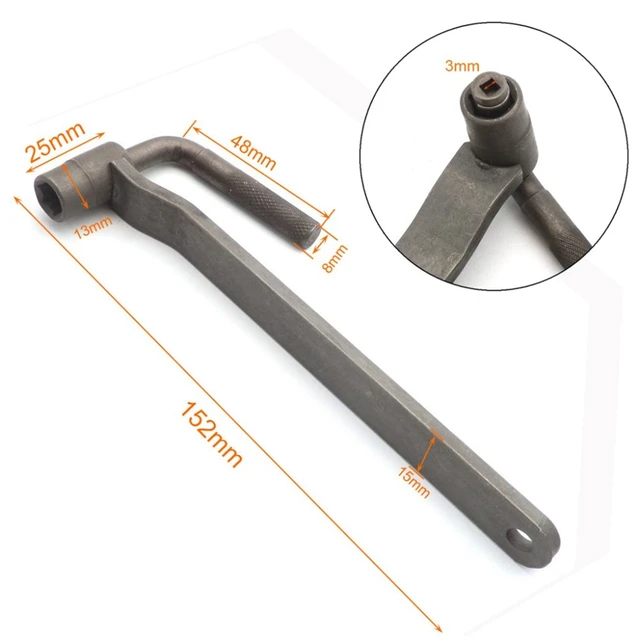 Motorcycle Engine Valve Screw Adjusting Spanner Tool Valve clearance  adjustment tools + Feeler gauge 0.02-1 - AliExpress