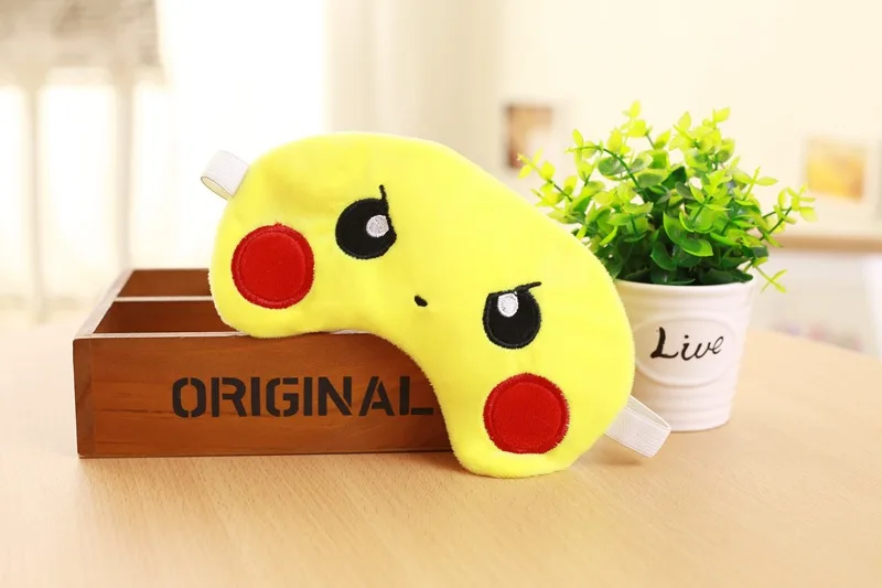 Покемон глаз патч плюшевые игрушки Мульти-креативный мультфильм лед компресс горячий глаз патч