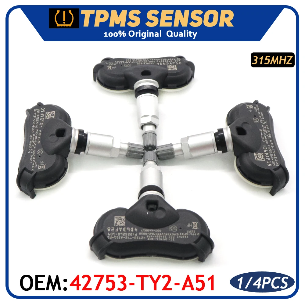 Система контроля давления в шинах 42753-TY2-A51 TPMS датчик для Acura RLX TL ZDX 2AX 2009-2015