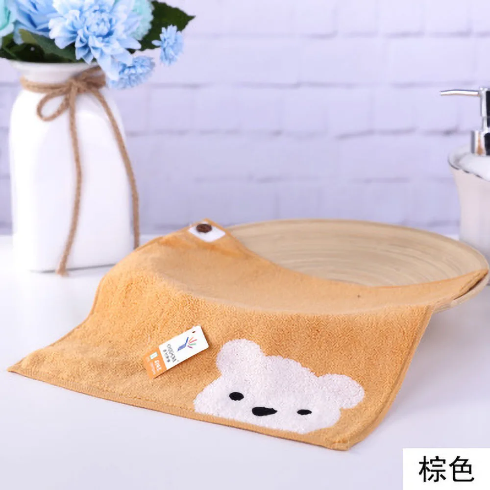 30*30cm Square towel cotton baby small towel cartoon multifunctional absorbent children small square
