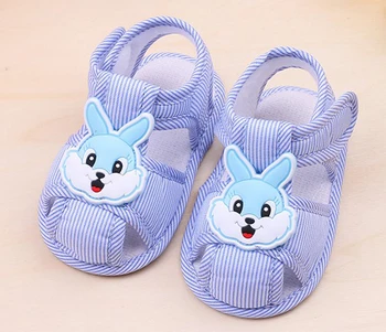 

Baby sandals cotton Newborn Pink Girls Infant Shoes Prewalkers Crib Summer Shoes Nonslip for 0-12M bunny baby soft sole shoe