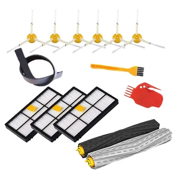 

14pcs/set Roller Side Brush + Filter For IRobot Roomba 800 900 Vacuum Cleaner