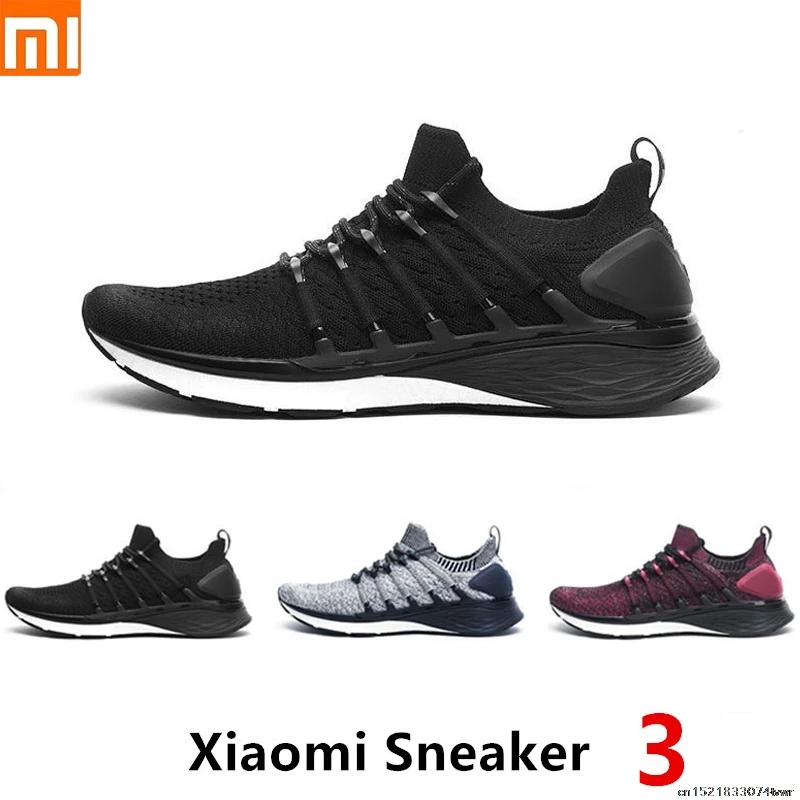 Оригинальная спортивная обувь Xiaomi Mijia Sneaker 3 кроссовки Popcorn Cloud Bomb 6 в 1 Uni-Mold с 3d-системой Smart Lock Fishbone