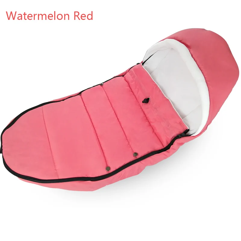 Watermelon red Универсальная детская коляска, зимние носки, сумка для сна, ветрозащитная для Yoya yoyo, коляска, теплая муфта, чехол для детской коляски, аксессуары - Цвет: Watermelon red