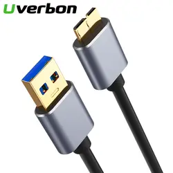Type A-Micro B USB 3,0 кабель для синхронизации данных быстрая скорость USB3.0 шнур для внешнего жесткого диска HDD samsung S5 Note 3