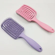 

Original Hair Detangling Brush Ultra-soft Bristles Hair Detangler Brush Women Tangle Hairdressing Round Nylon Comb Teet