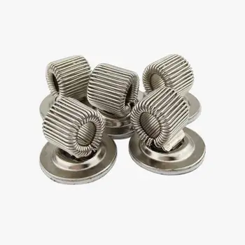 

500 PCS Metal Single hole Self Adhesive Pen Clip Pen Holder with Spring Loop