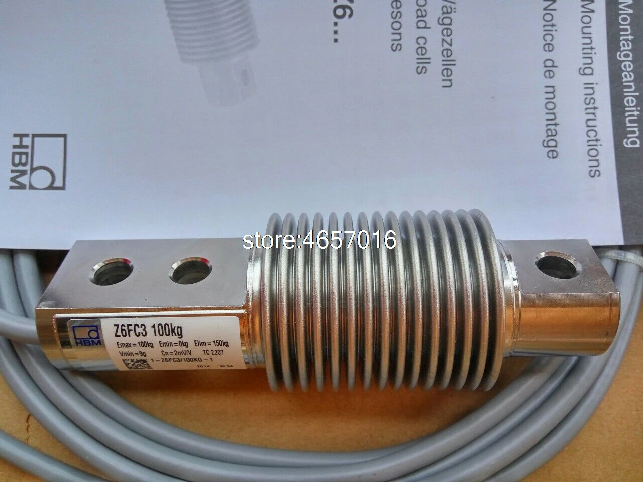

Free shipping HBM Z6FC3 /100KG Load Cell weighing Sensors New & Original