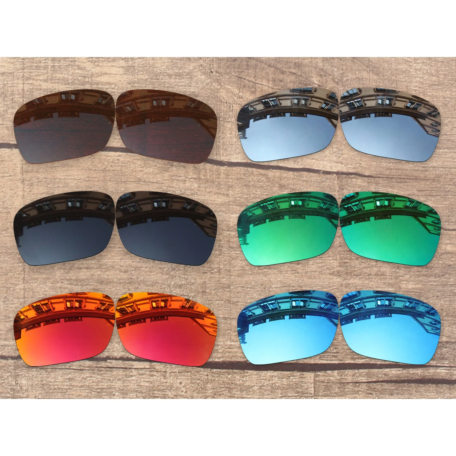 

Vonxyz 20+ Color Choices Polarized Replacement Lenses for-Oakley Sliver Stealth Asian Fit OO9409 Frame