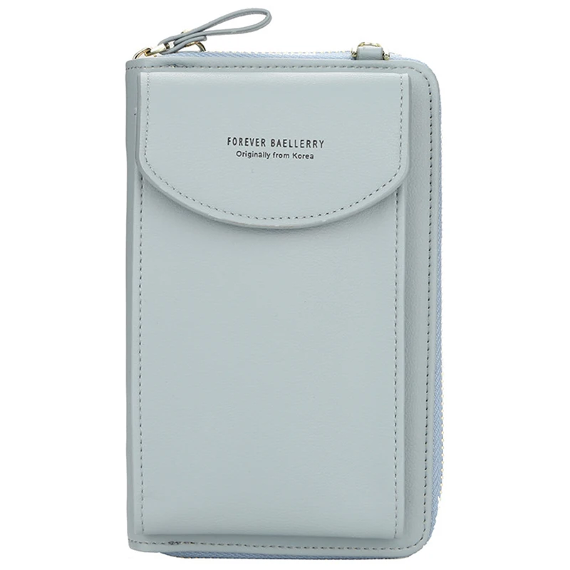 Light Blue Baellerry женский кошелек, брендовый кошелек для сотового телефона, кошелек, сумочка, клатч, сумка на ремне через плечо - Цвет: Light Blue